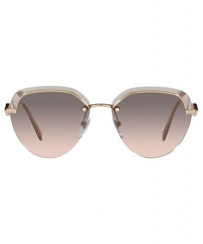 Women's Sunglasses BV6154B 59 PINK GOLD/PINK GRADIENT GREY $116.82 Womens