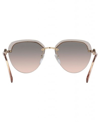 Women's Sunglasses BV6154B 59 PINK GOLD/PINK GRADIENT GREY $116.82 Womens