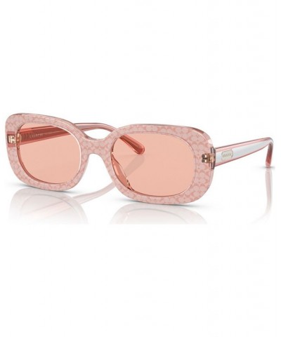 Women's Sunglasses HC8358U54-X Pink Transparent $25.62 Womens