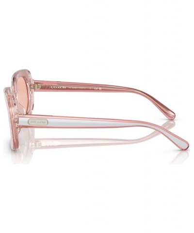 Women's Sunglasses HC8358U54-X Pink Transparent $25.62 Womens