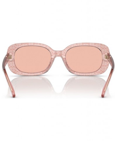 Women's Sunglasses HC8358U54-X Pink Transparent $25.62 Womens