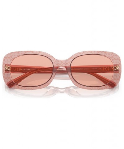 Women's Sunglasses HC8358U54-X Pink Transparent $25.62 Womens