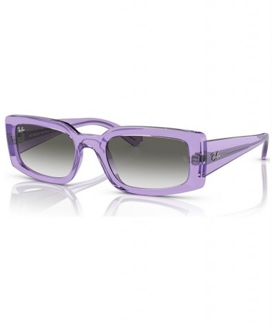 Unisex Kiliane Bio-Based Sunglasses RB439554-Y 54 Transparent Violet $19.92 Unisex