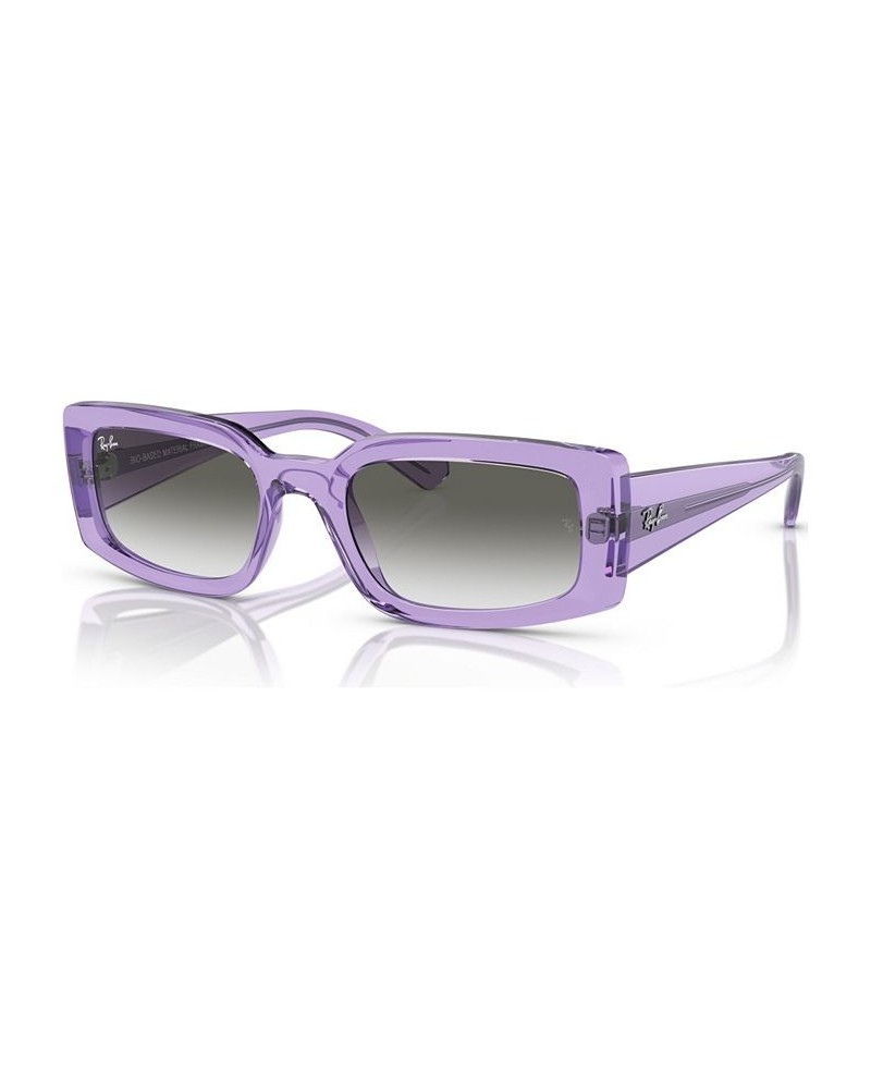 Unisex Kiliane Bio-Based Sunglasses RB439554-Y 54 Transparent Violet $19.92 Unisex