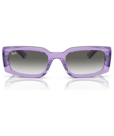 Unisex Kiliane Bio-Based Sunglasses RB439554-Y 54 Transparent Violet $19.92 Unisex