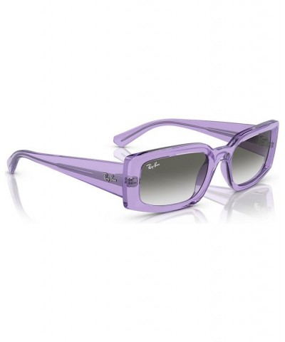 Unisex Kiliane Bio-Based Sunglasses RB439554-Y 54 Transparent Violet $19.92 Unisex