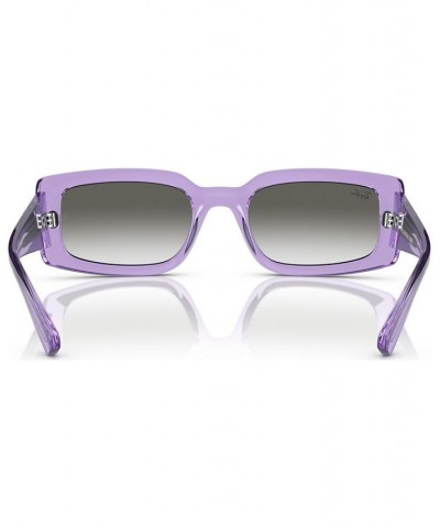 Unisex Kiliane Bio-Based Sunglasses RB439554-Y 54 Transparent Violet $19.92 Unisex