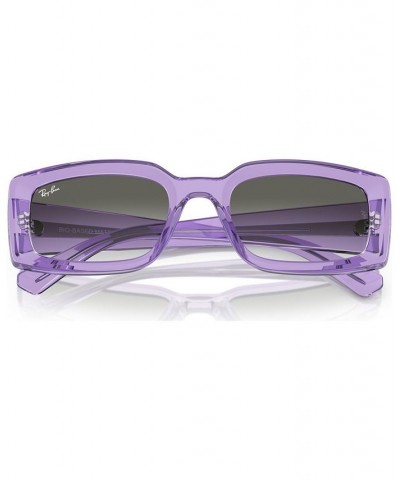 Unisex Kiliane Bio-Based Sunglasses RB439554-Y 54 Transparent Violet $19.92 Unisex