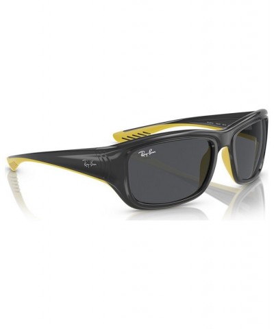 Men's Sunglasses RB4405M Scuderia Ferrari Collection Gray on Yellow $65.78 Mens