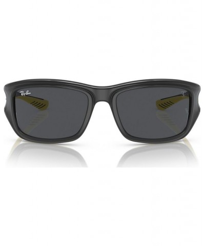 Men's Sunglasses RB4405M Scuderia Ferrari Collection Gray on Yellow $65.78 Mens