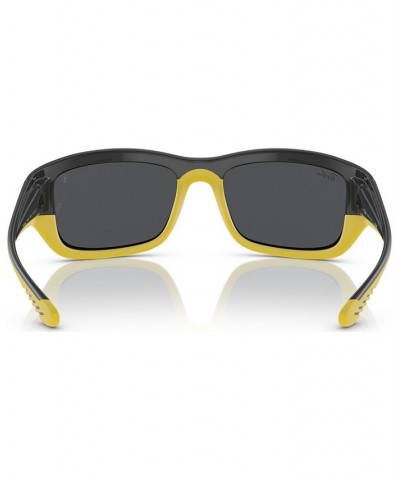 Men's Sunglasses RB4405M Scuderia Ferrari Collection Gray on Yellow $65.78 Mens