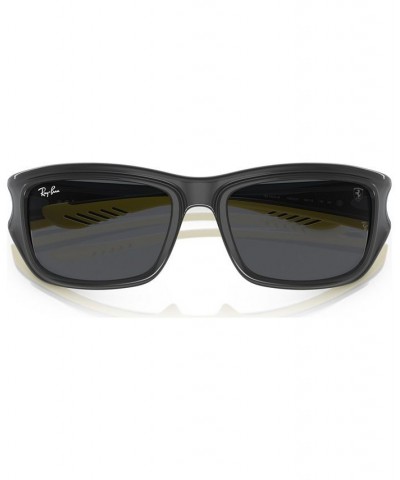 Men's Sunglasses RB4405M Scuderia Ferrari Collection Gray on Yellow $65.78 Mens