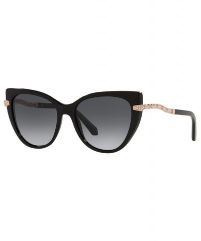 Women's Polarized Sunglasses BV8236B 55 Black $71.69 Womens