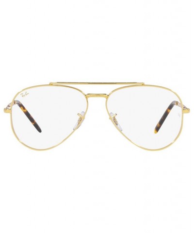 RB3625V New Aviator Unisex Pilot Eyeglasses Legend Gold Tone $50.12 Unisex