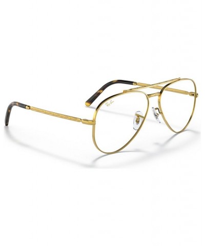 RB3625V New Aviator Unisex Pilot Eyeglasses Legend Gold Tone $50.12 Unisex