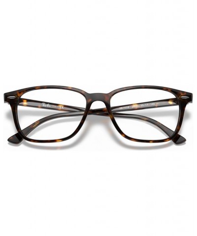 RX7119 Unisex Rectangle Eyeglasses Brwn Havna $47.75 Unisex