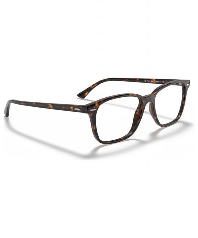 RX7119 Unisex Rectangle Eyeglasses Brwn Havna $47.75 Unisex