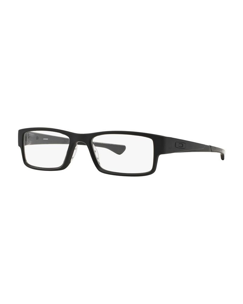 OX8046 Airdrop Men's Rectangle Eyeglasses Black $56.84 Mens