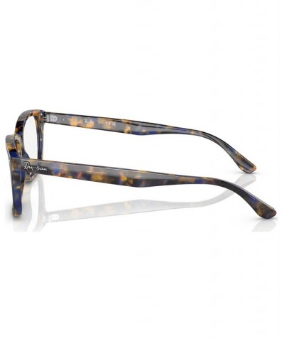 Unisex Square Eyeglasses RX542855-O Gray and Brown Havana $30.56 Unisex
