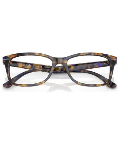 Unisex Square Eyeglasses RX542855-O Gray and Brown Havana $30.56 Unisex