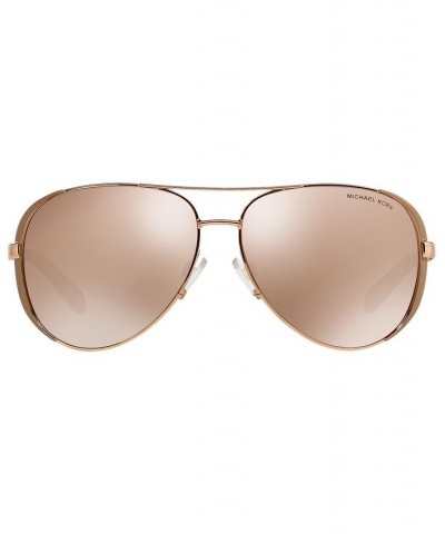 CHELSEA Sunglasses MK5004 PINK GOLD/GOLD MIRROR $28.71 Unisex