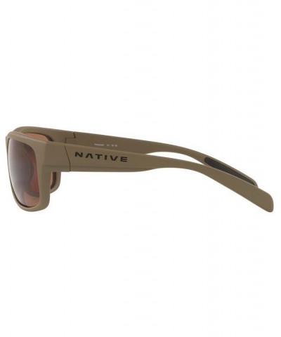 Native Unisex Polarized Sunglasses XD9003 58 WOOD/BROWN $14.16 Unisex