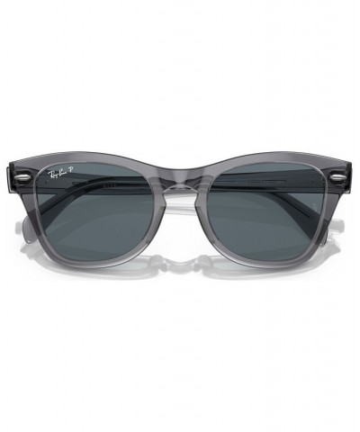 Unisex Polarized Sunglasses RB0707S50-P Transparent Gray $26.88 Unisex