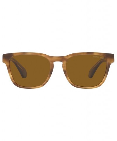 Men's Sunglasses AR8155 55 Opal Striped Brown $52.05 Mens