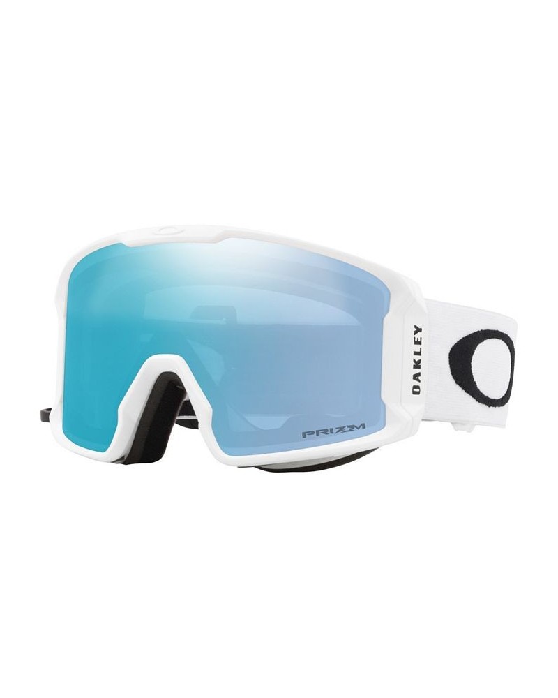 Men's Line Miner Snow Goggles OO7070 White $14.17 Mens