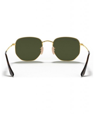 Unisex Polarized Sunglasses Hexagonal RB3548N Gold $61.77 Unisex