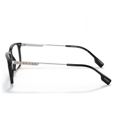 Men's Rectangle Eyeglasses BE233957-O Black $67.39 Mens