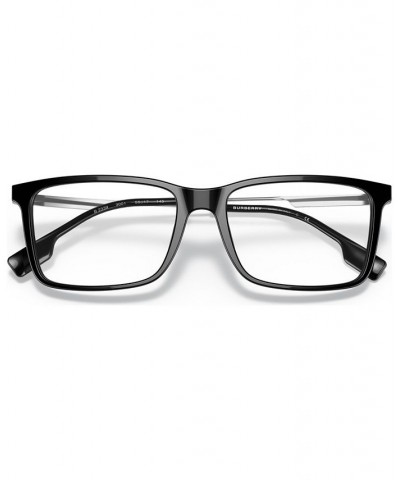 Men's Rectangle Eyeglasses BE233957-O Black $67.39 Mens