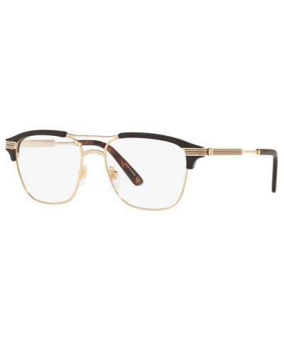 GG0241O002 Men's Square Eyeglasses Gold-Tone $168.75 Mens