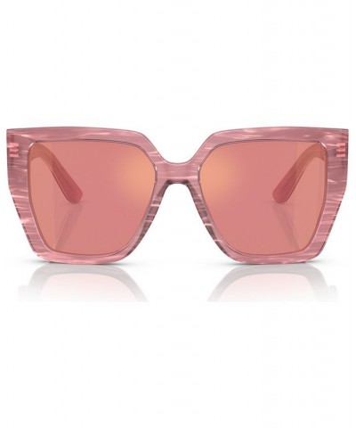 Women's Sunglasses DG4438 Fleur Pink $63.40 Womens