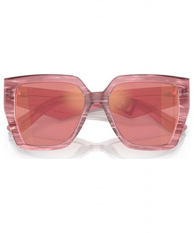 Women's Sunglasses DG4438 Fleur Pink $63.40 Womens