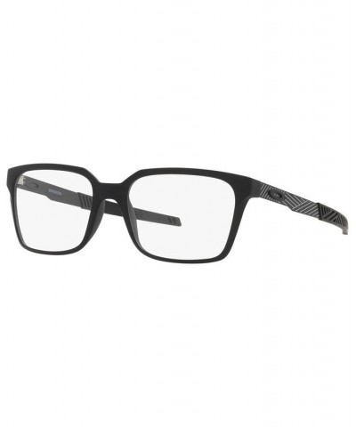 OX8054 Dehaven Men's Rectangle Eyeglasses Satin Black $39.52 Mens