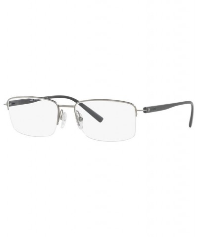 SH2053T Men's Rectangle Eyeglasses Matte Titanium $21.28 Mens