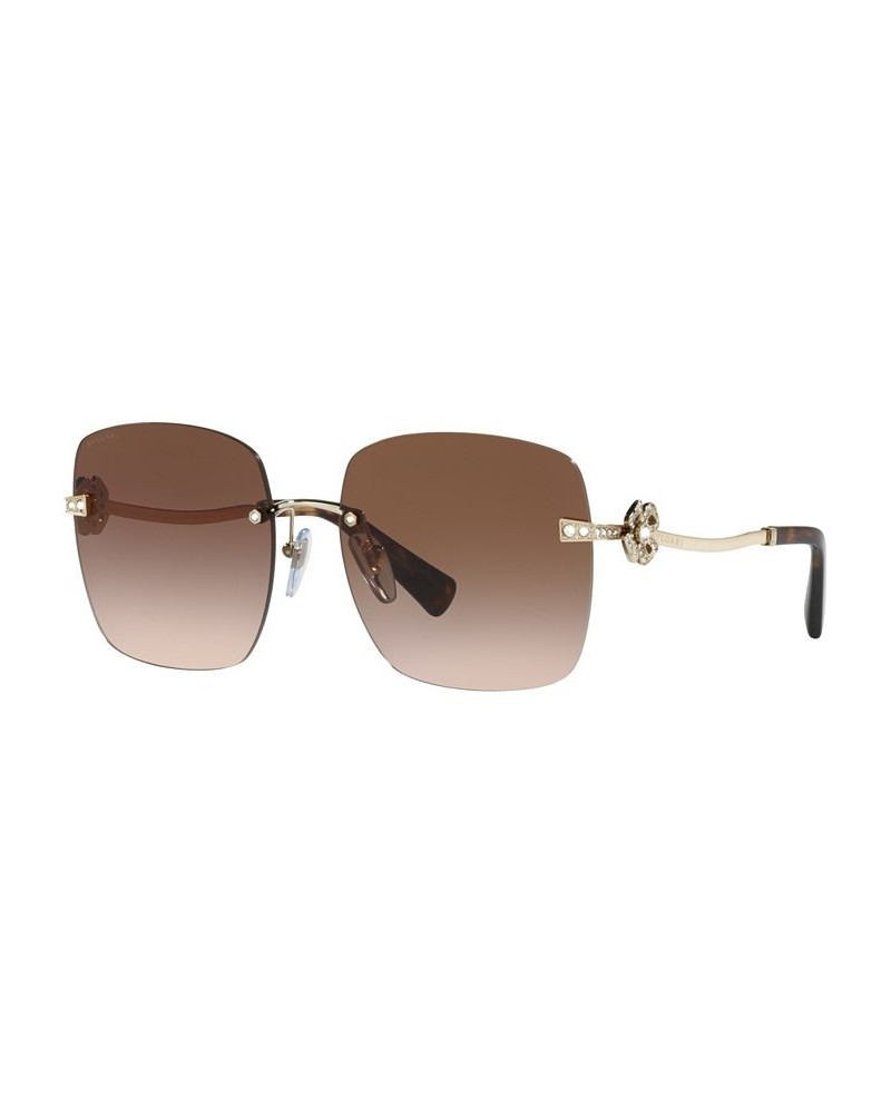 Women's Sunglasses BV6173B 58 Pink Gold-Tone $95.58 Womens