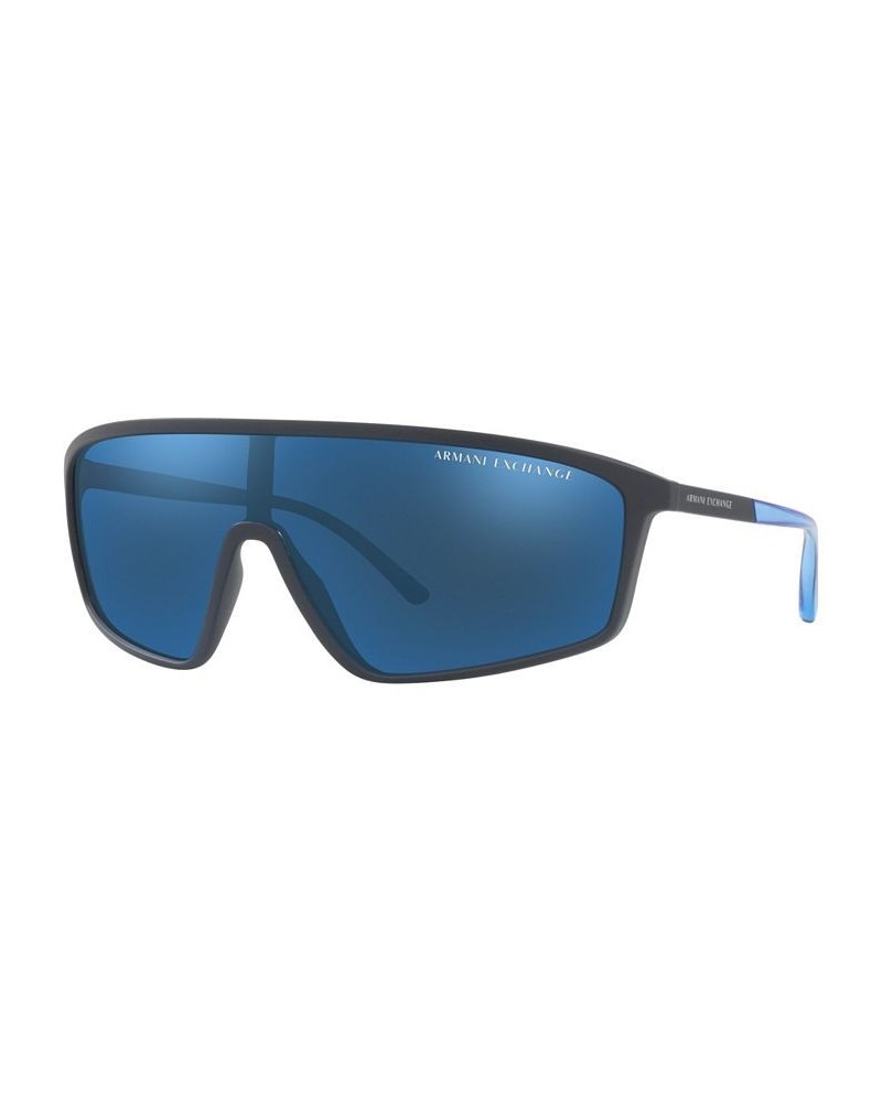 Men's Sunglasses AX4119S 37 Matte White $18.72 Mens