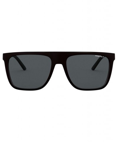 Men's Polarized Sunglasses AN4261 MATTE BLACK/POLAR GREY $13.68 Mens