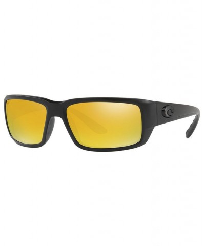 Polarized Sunglasses FANTAIL POLARIZED 59 BLACK/YELLOW MIR POL $36.21 Unisex