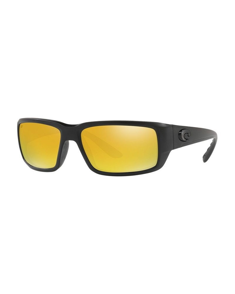 Polarized Sunglasses FANTAIL POLARIZED 59 BLACK/YELLOW MIR POL $36.21 Unisex