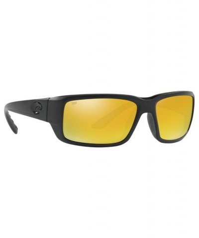 Polarized Sunglasses FANTAIL POLARIZED 59 BLACK/YELLOW MIR POL $36.21 Unisex