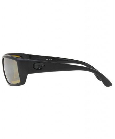 Polarized Sunglasses FANTAIL POLARIZED 59 BLACK/YELLOW MIR POL $36.21 Unisex