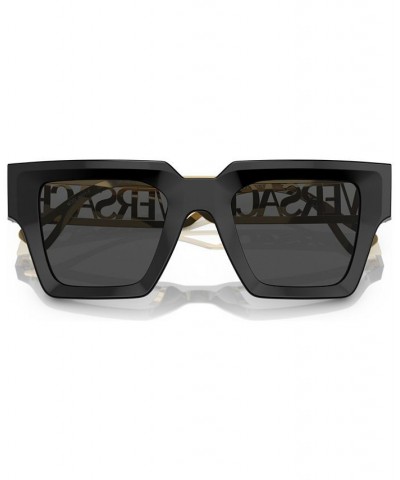 Women's Low Bridge Fit Sunglasses VE4431F50-X Black $96.60 Womens