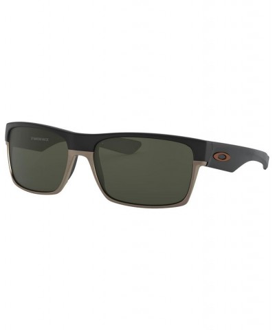 Men's Low Bridge Fit Sunglasses OO9256 TwoFace 60 Black $16.40 Mens