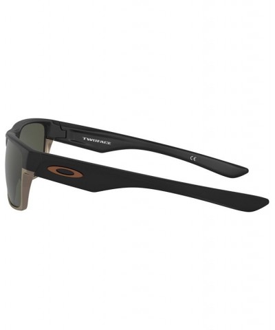 Men's Low Bridge Fit Sunglasses OO9256 TwoFace 60 Black $16.40 Mens