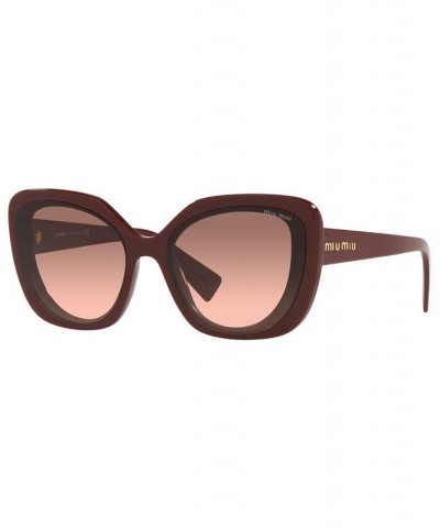 Women's Sunglasses MU 06XS 59 Pink Bordeaux $44.99 Womens