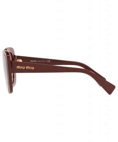 Women's Sunglasses MU 06XS 59 Pink Bordeaux $44.99 Womens