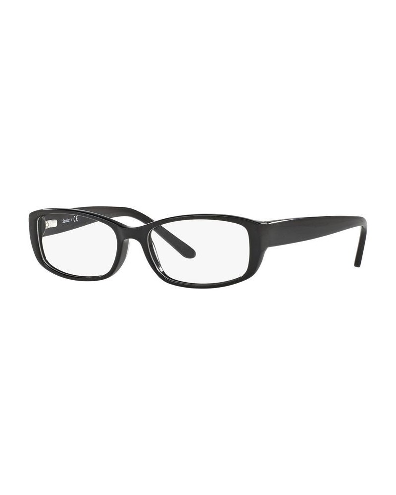 SF1560 Women's Rectangle Eyeglasses Black $11.38 Womens